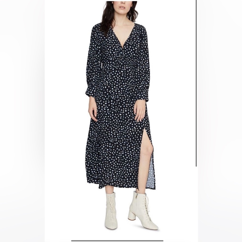 Sanctuary Long Sleeved Niki Dot Print Midi Dress